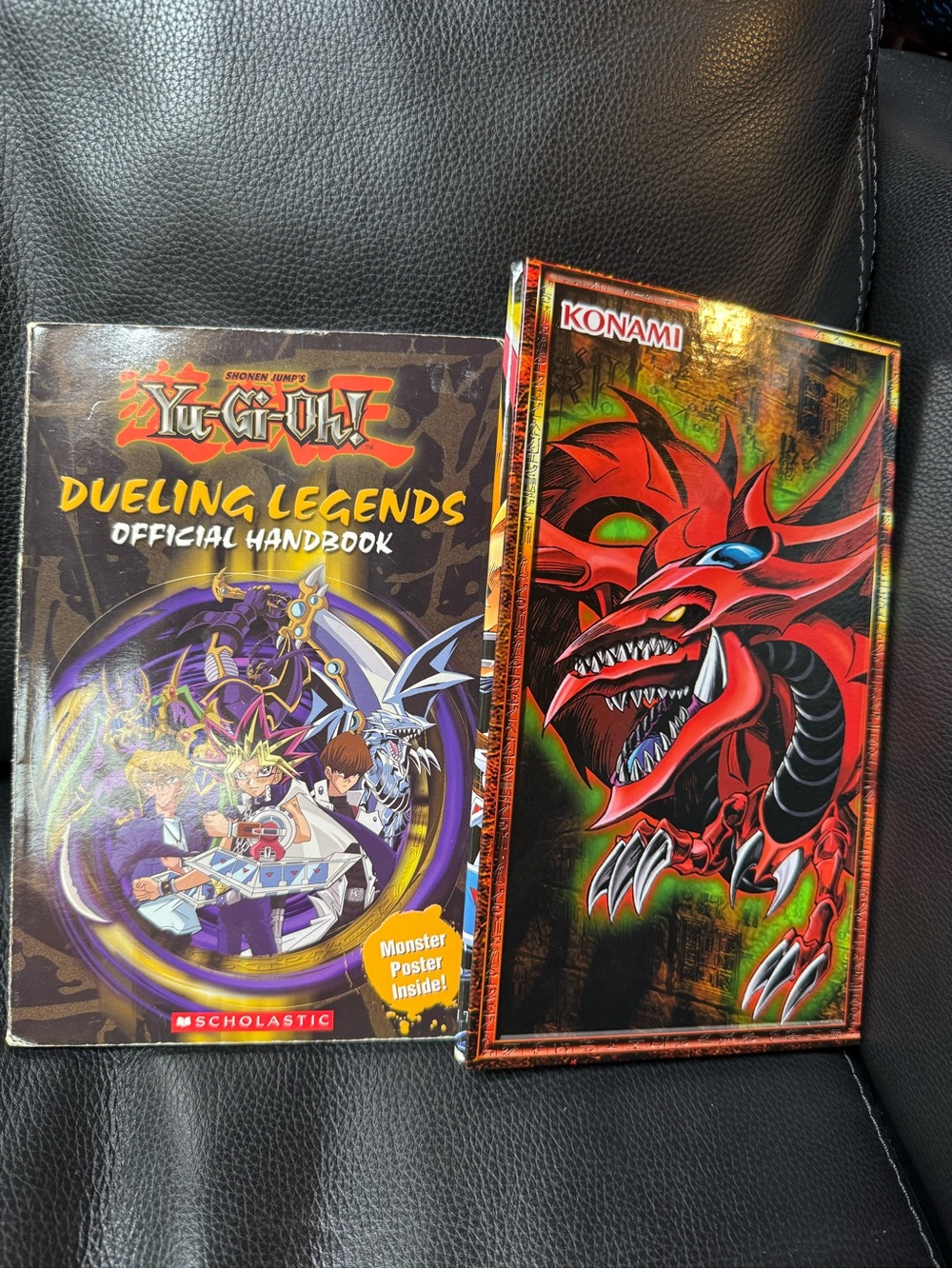 Yu-Gi-Oh! Shonen Jump hard-cover folding playmat plus Dueling Legends book